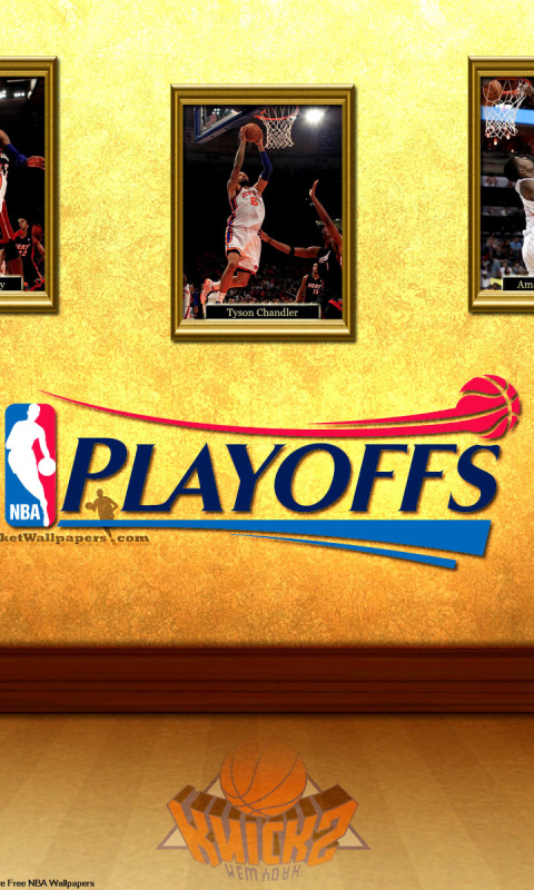 Das New York Knicks NBA Playoffs Wallpaper 480x800