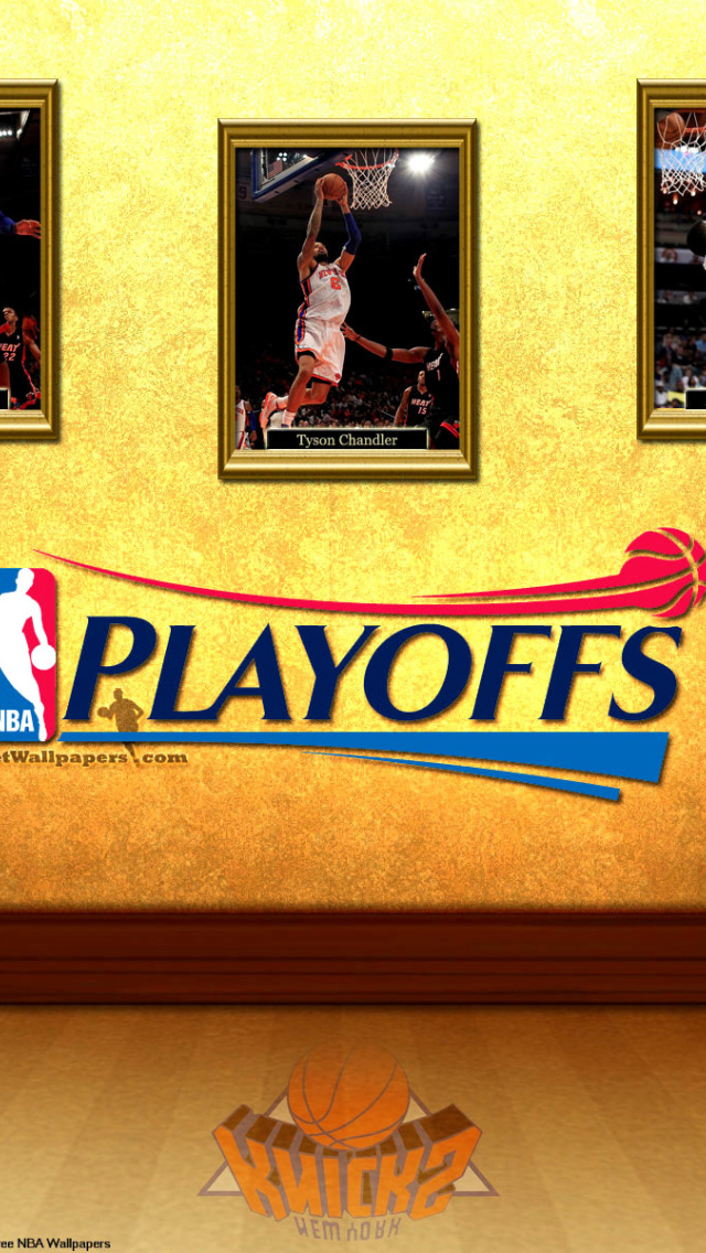 New York Knicks NBA Playoffs wallpaper 640x1136