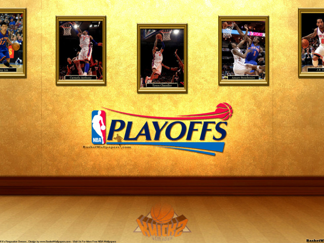 Das New York Knicks NBA Playoffs Wallpaper 640x480