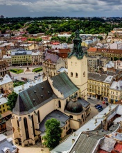 Обои Lviv, Ukraine 176x220