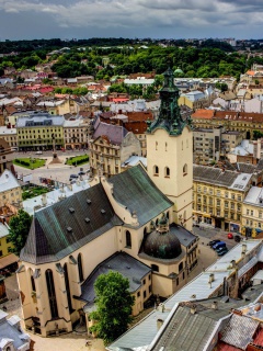 Fondo de pantalla Lviv, Ukraine 240x320