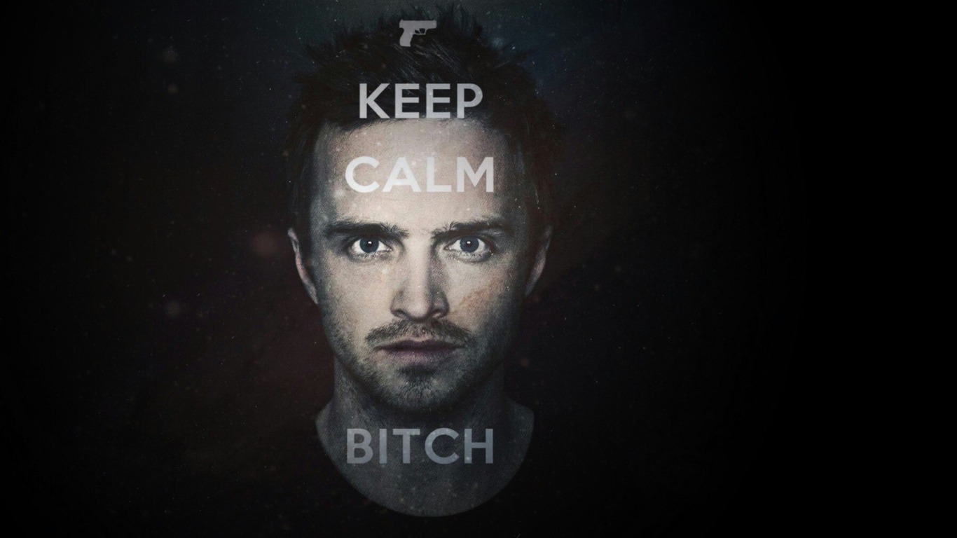 Screenshot №1 pro téma Keep Calm And Watch Breaking Bad 1366x768