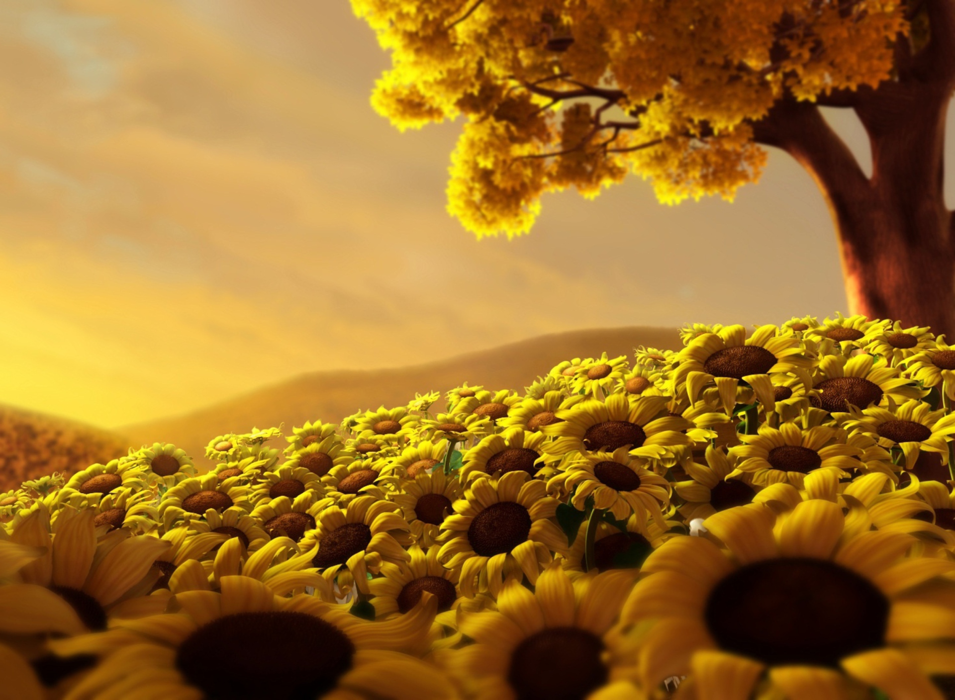 Sunflower World screenshot #1 1920x1408