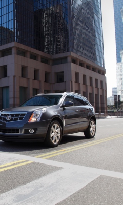 Das Cadillac SRX Luxury Crossover Wallpaper 240x400