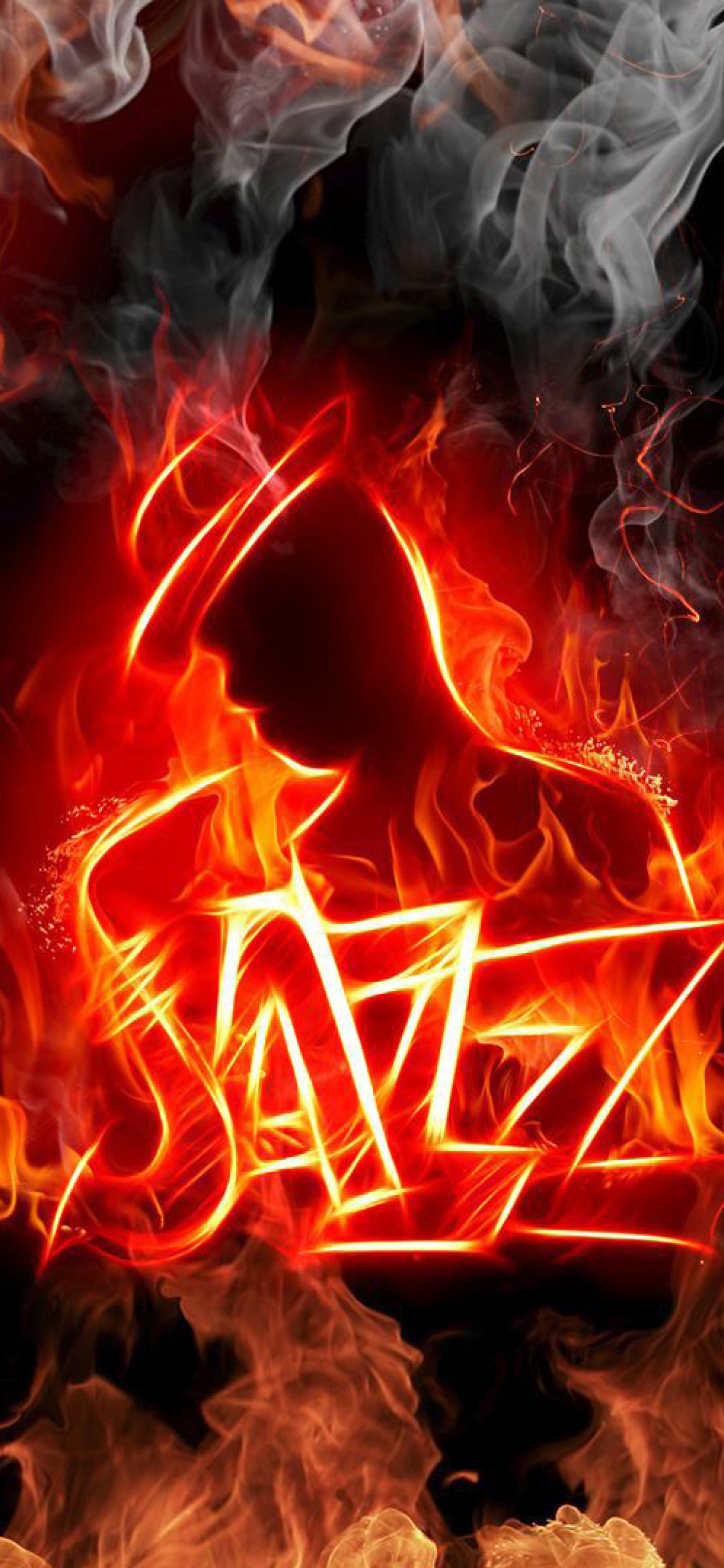 Обои Jazz Fire HD 1170x2532