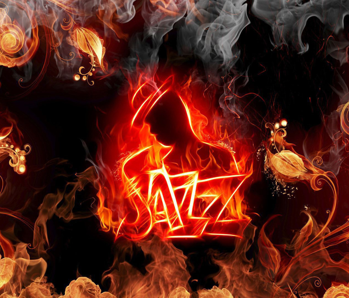 Обои Jazz Fire HD 1200x1024