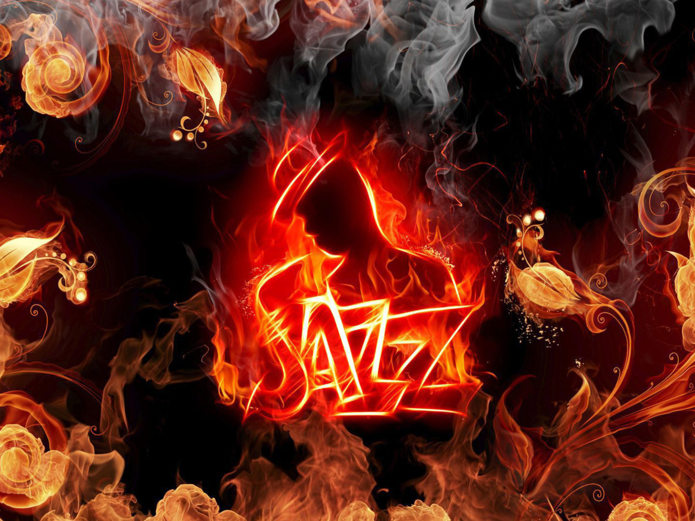 Fondo de pantalla Jazz Fire HD 1400x1050
