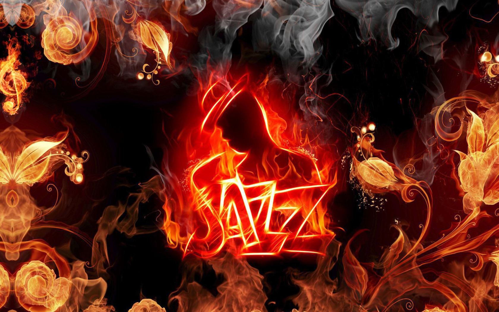 Jazz Fire HD wallpaper 1680x1050