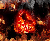 Jazz Fire HD wallpaper 176x144