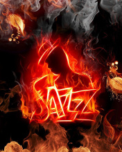 Sfondi Jazz Fire HD 176x220