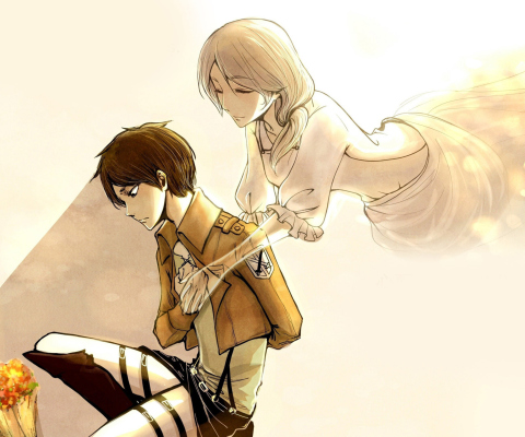 Fondo de pantalla Eren Yeager - Attack on Titan 480x400