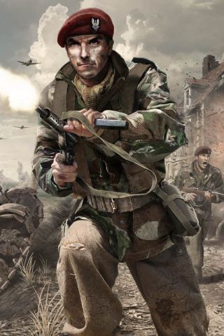 Screenshot №1 pro téma Call of Duty 3 Pc Game 320x480