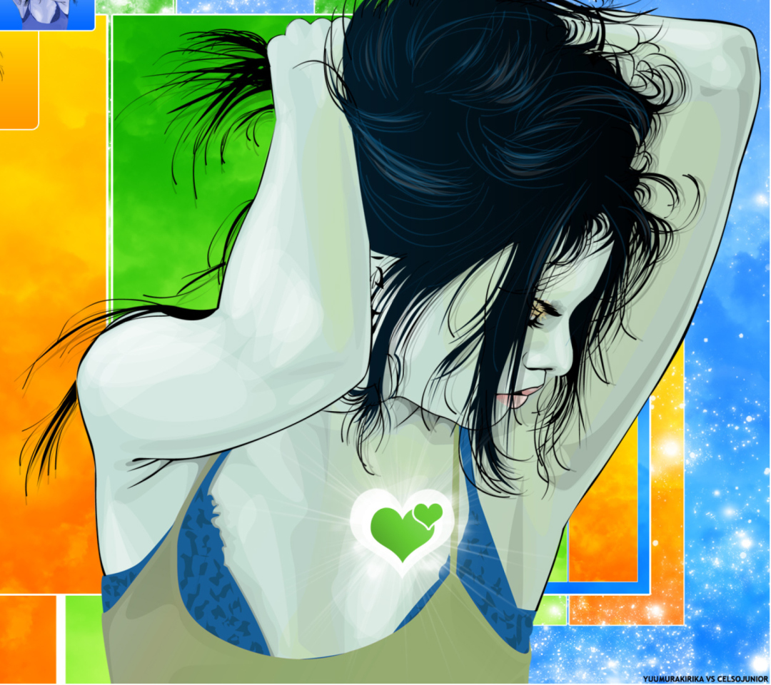 Das Girl's Heart Wallpaper 1080x960