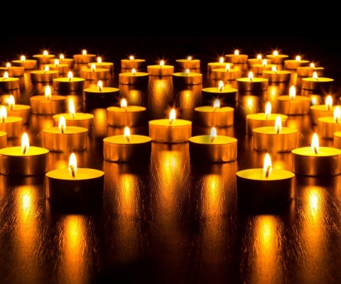 Fondo de pantalla Candles 480x400