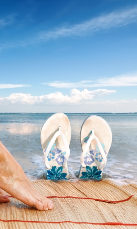 Vacation Relax wallpaper 480x800