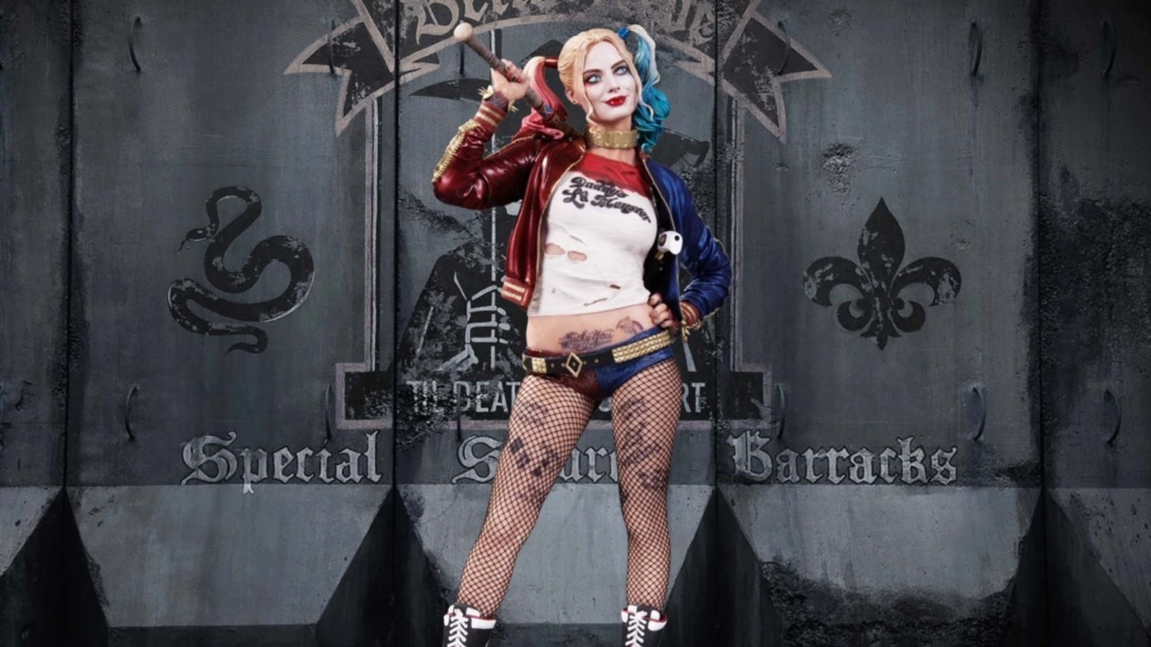Fondo de pantalla Suicide Squad, Harley Quinn, Margot Robbie Poster 1280x720