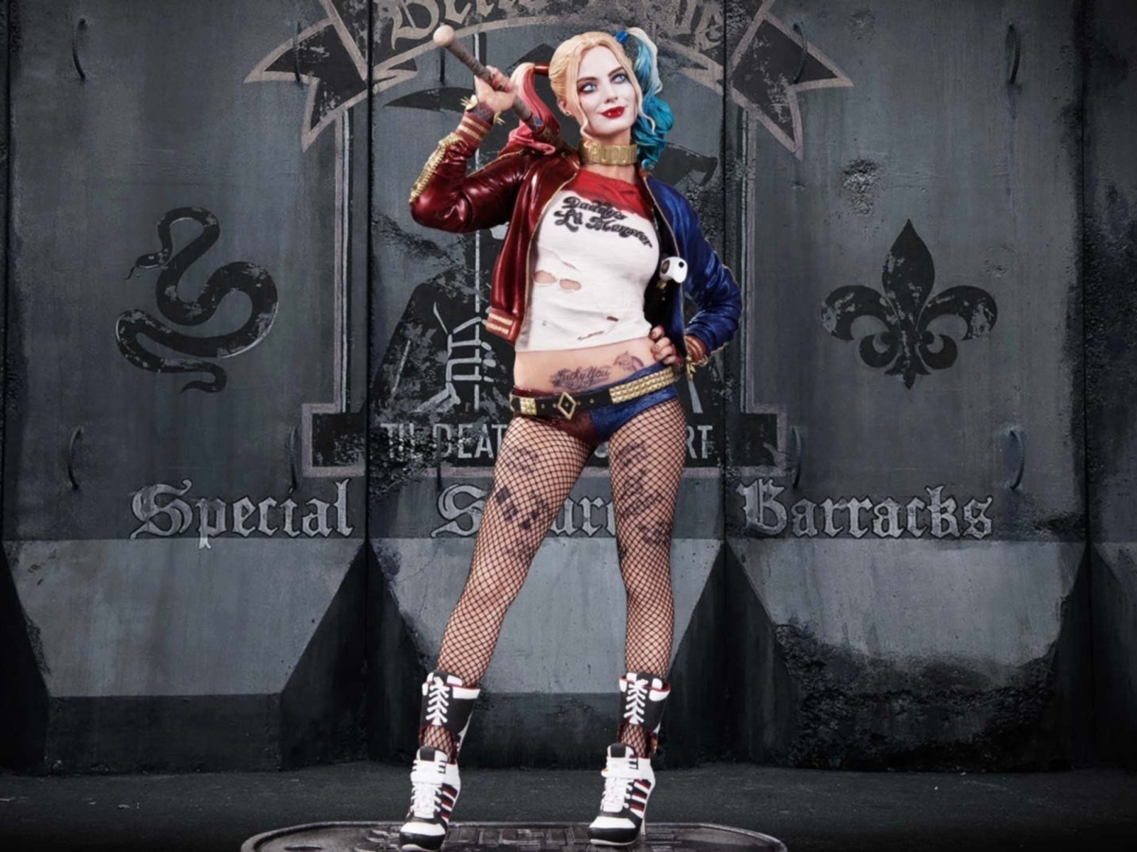 Das Suicide Squad, Harley Quinn, Margot Robbie Poster Wallpaper 1600x1200