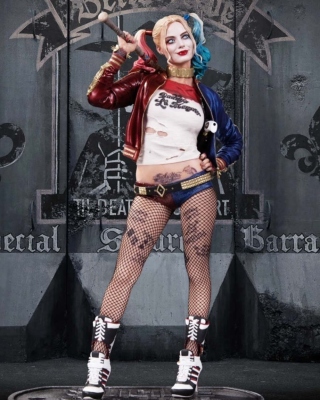 Kostenloses Suicide Squad, Harley Quinn, Margot Robbie Poster Wallpaper für 240x320
