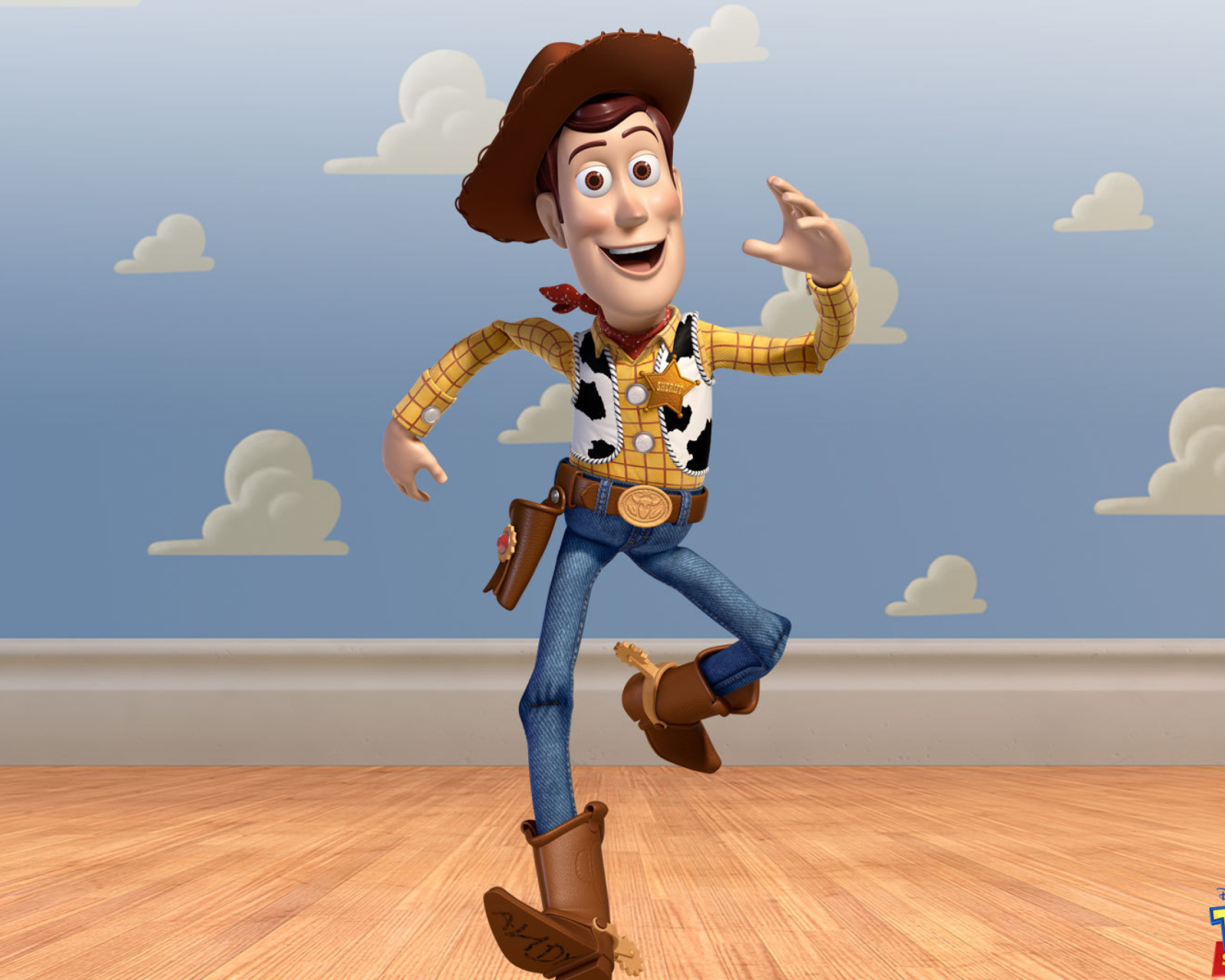 Обои Cowboy Woody in Toy Story 3 1600x1280