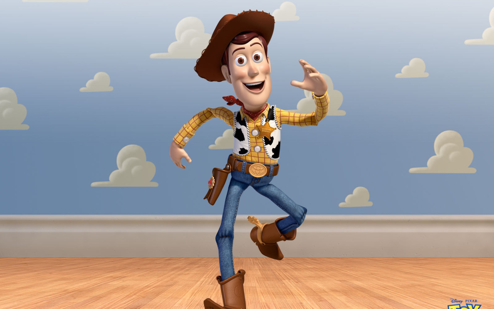 Обои Cowboy Woody in Toy Story 3 1680x1050