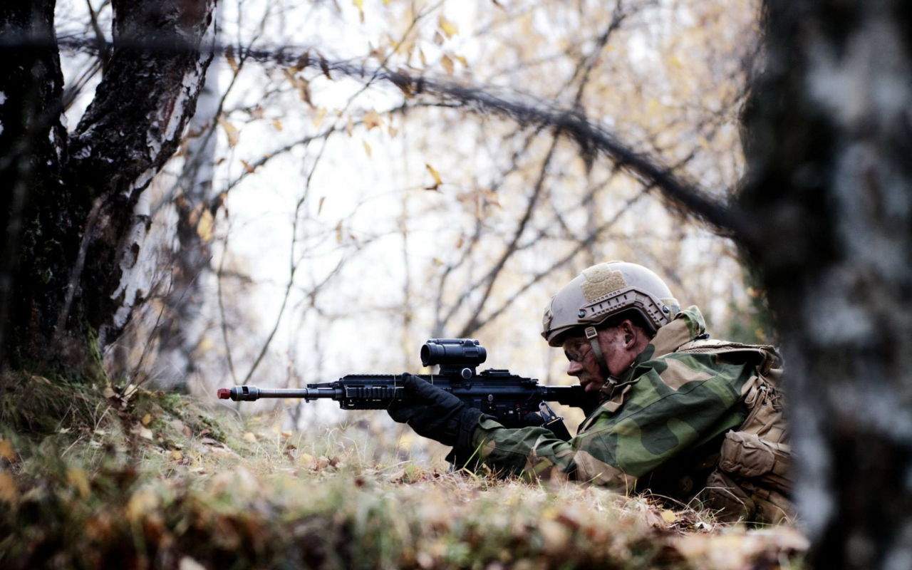 Norwegian Army Soldier wallpaper 1280x800