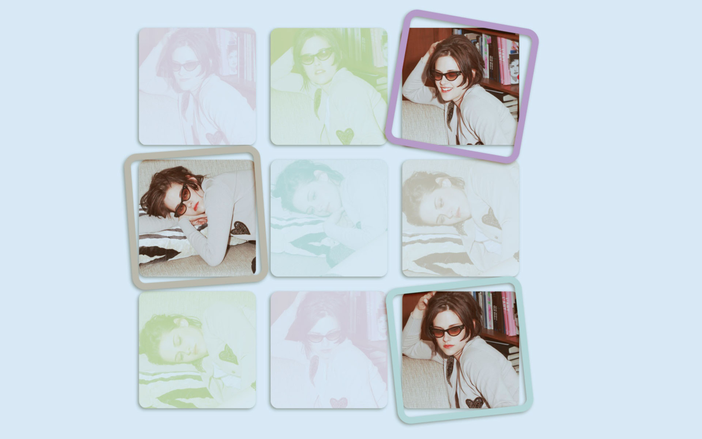 Das Kristen Stewart Wearing Glasses Wallpaper 1440x900