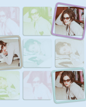 Das Kristen Stewart Wearing Glasses Wallpaper 176x220