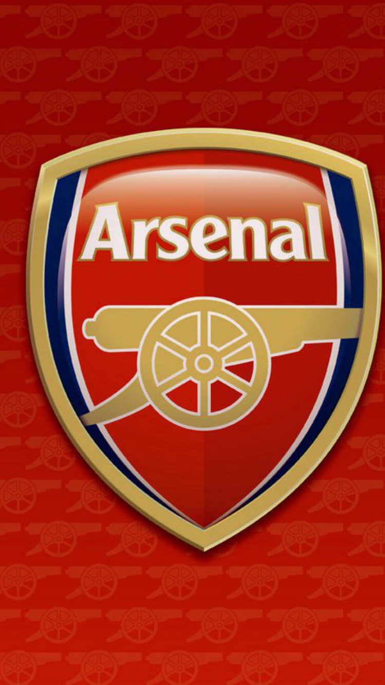 Das FC Arsenal Wallpaper 750x1334