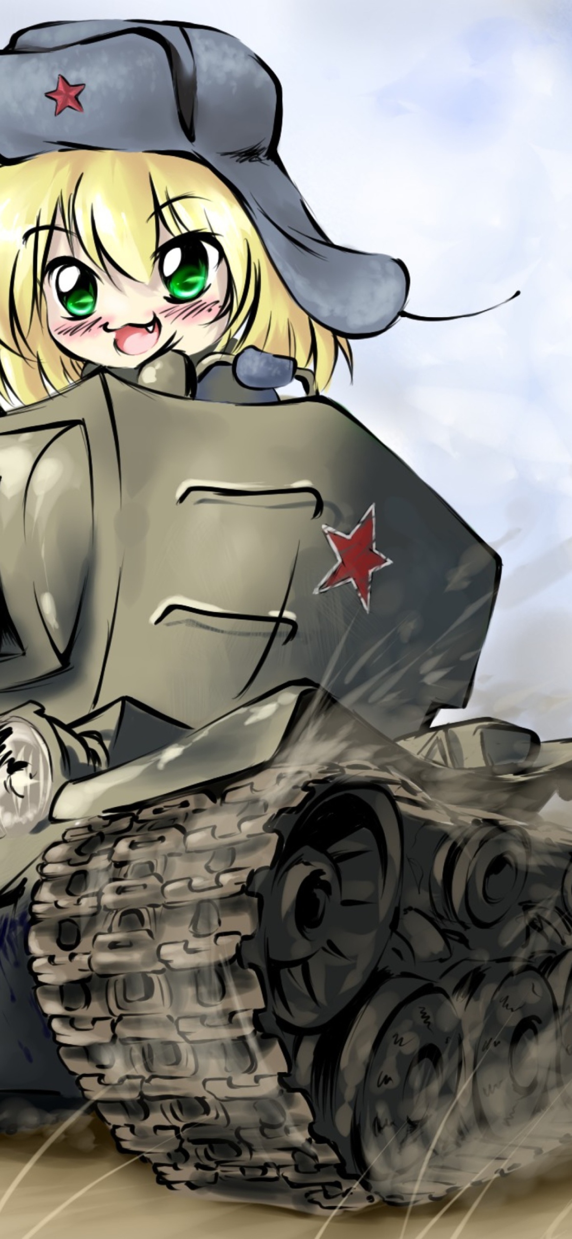 Das Tank Girl Wallpaper 1170x2532
