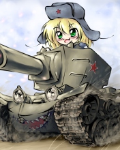 Обои Tank Girl 176x220