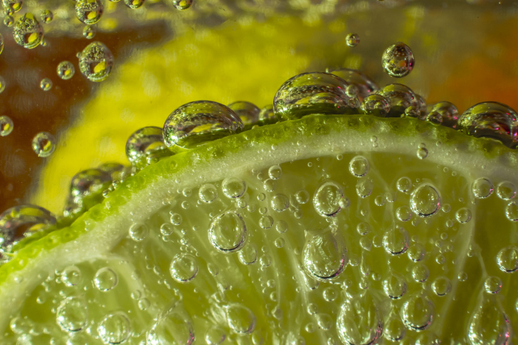 Fondo de pantalla Green Lime Bubbles