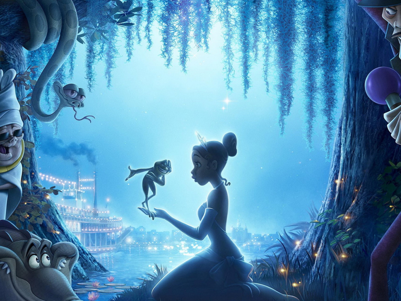 The Princess And The Frog wallpaper 1400x1050