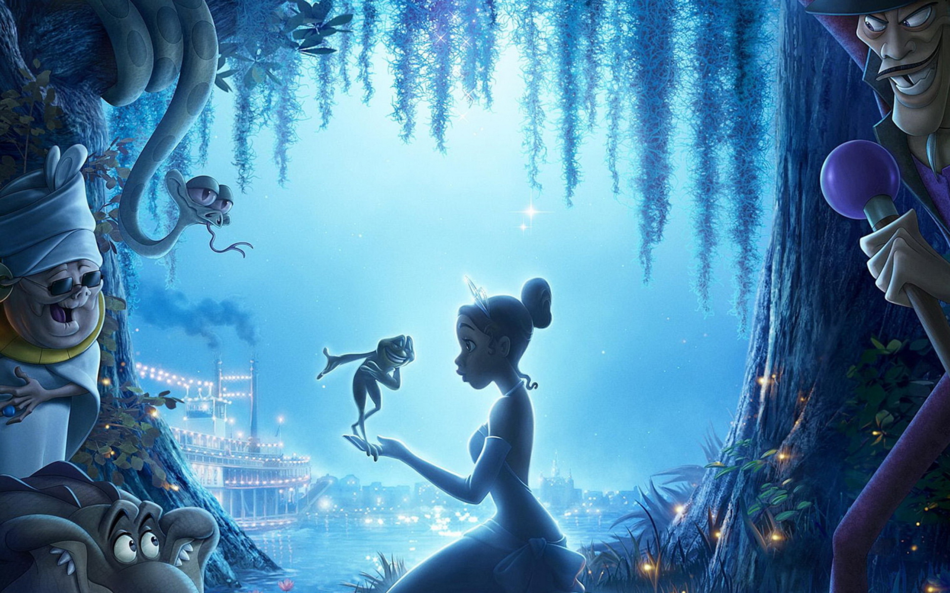 Das The Princess And The Frog Wallpaper 1920x1200