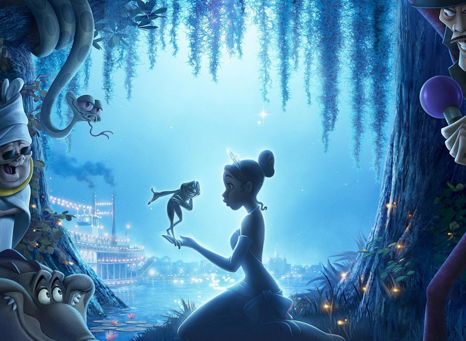 Das The Princess And The Frog Wallpaper 1920x1408
