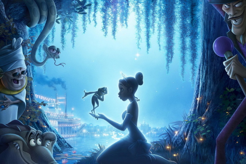 The Princess And The Frog wallpaper 480x320