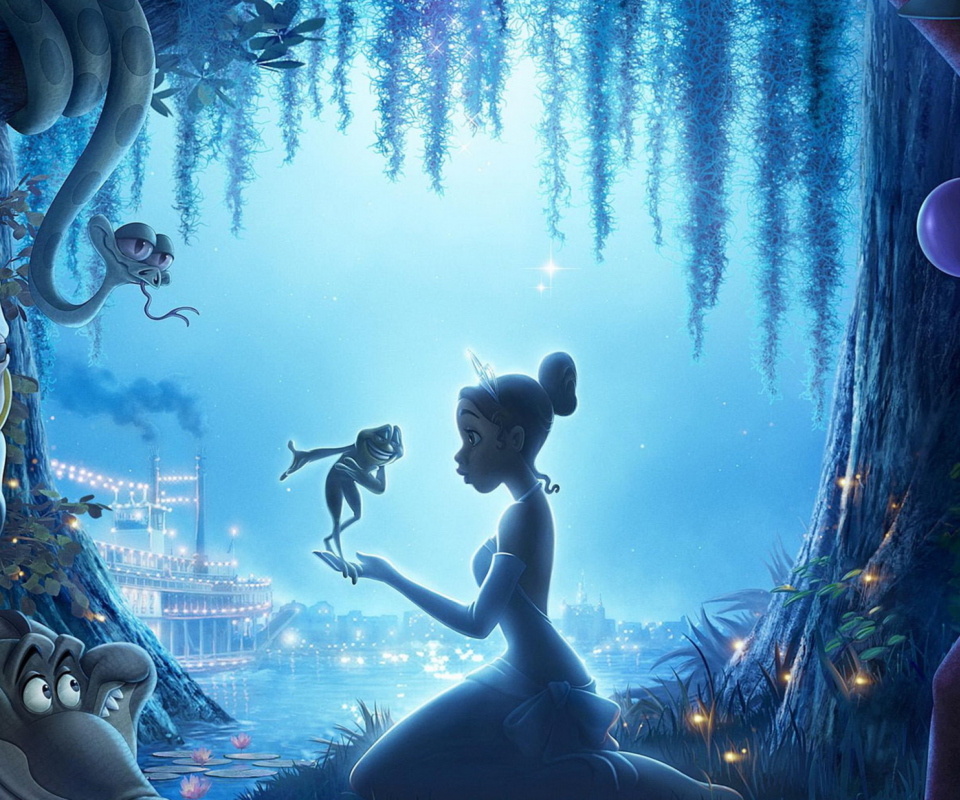 Das The Princess And The Frog Wallpaper 960x800