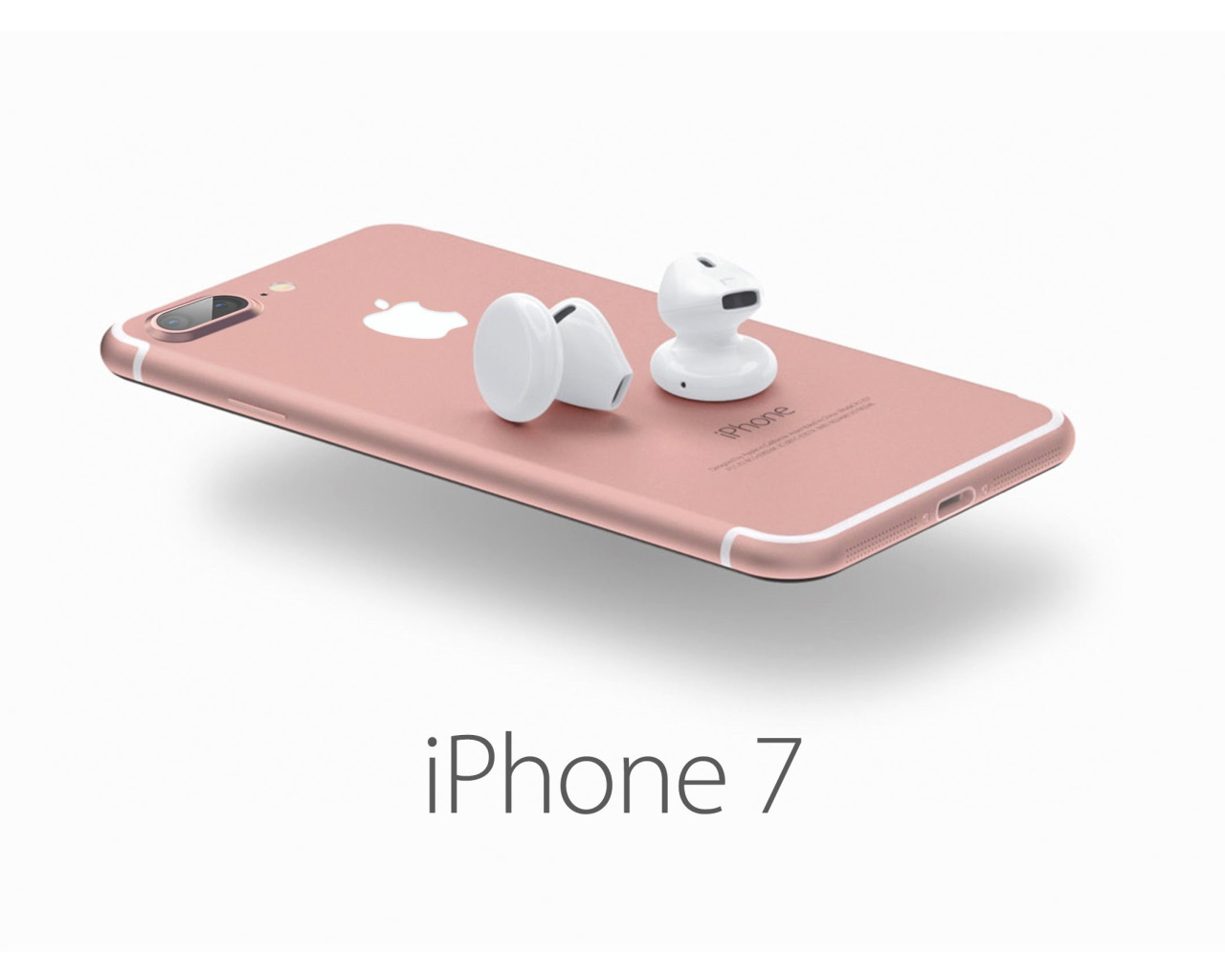 Обои Apple iPhone 7 32GB Pink 1280x1024