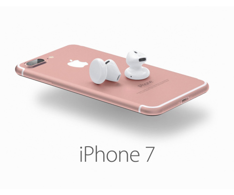 Das Apple iPhone 7 32GB Pink Wallpaper 480x400