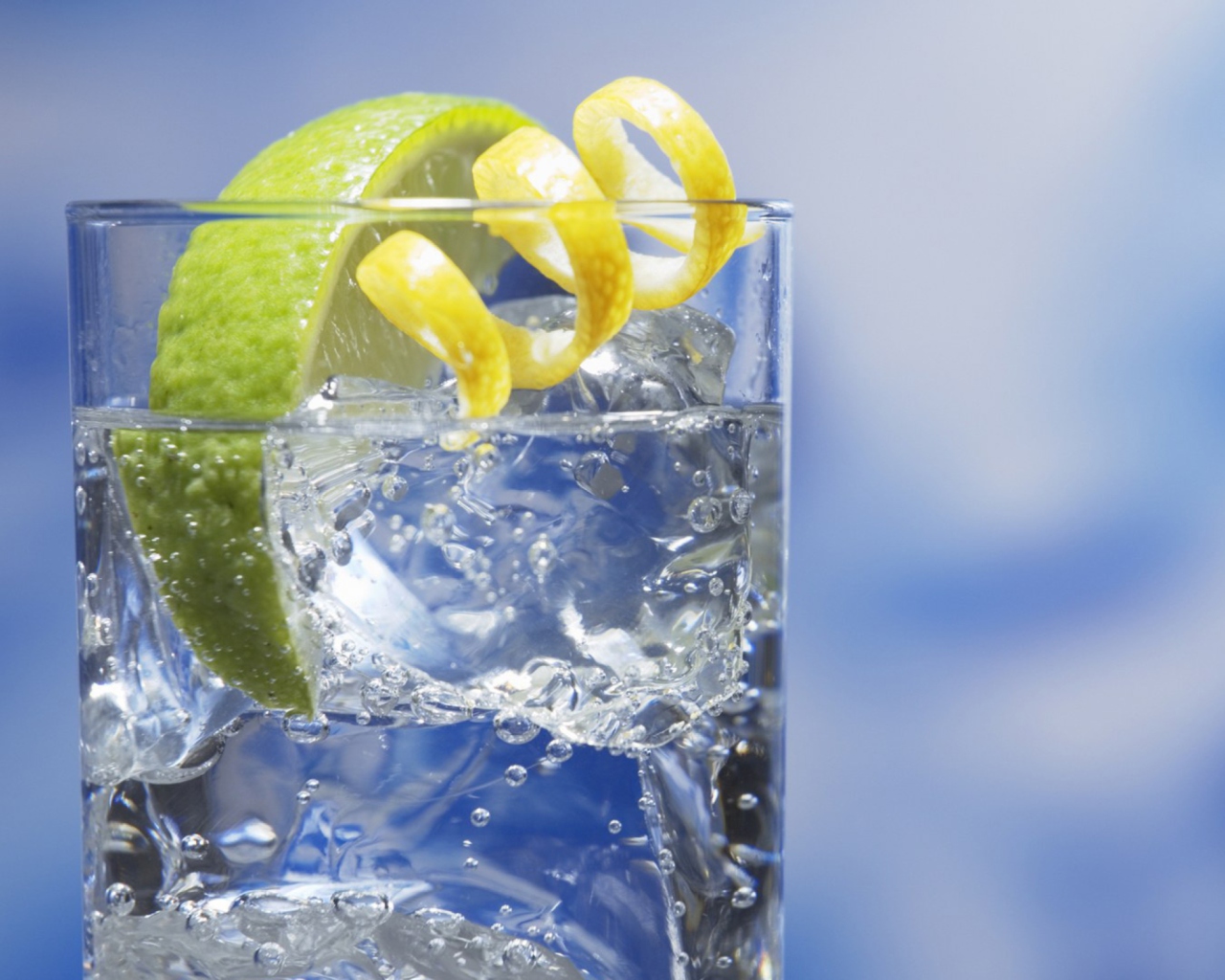 Gin And Tonic Cocktail wallpaper 1280x1024