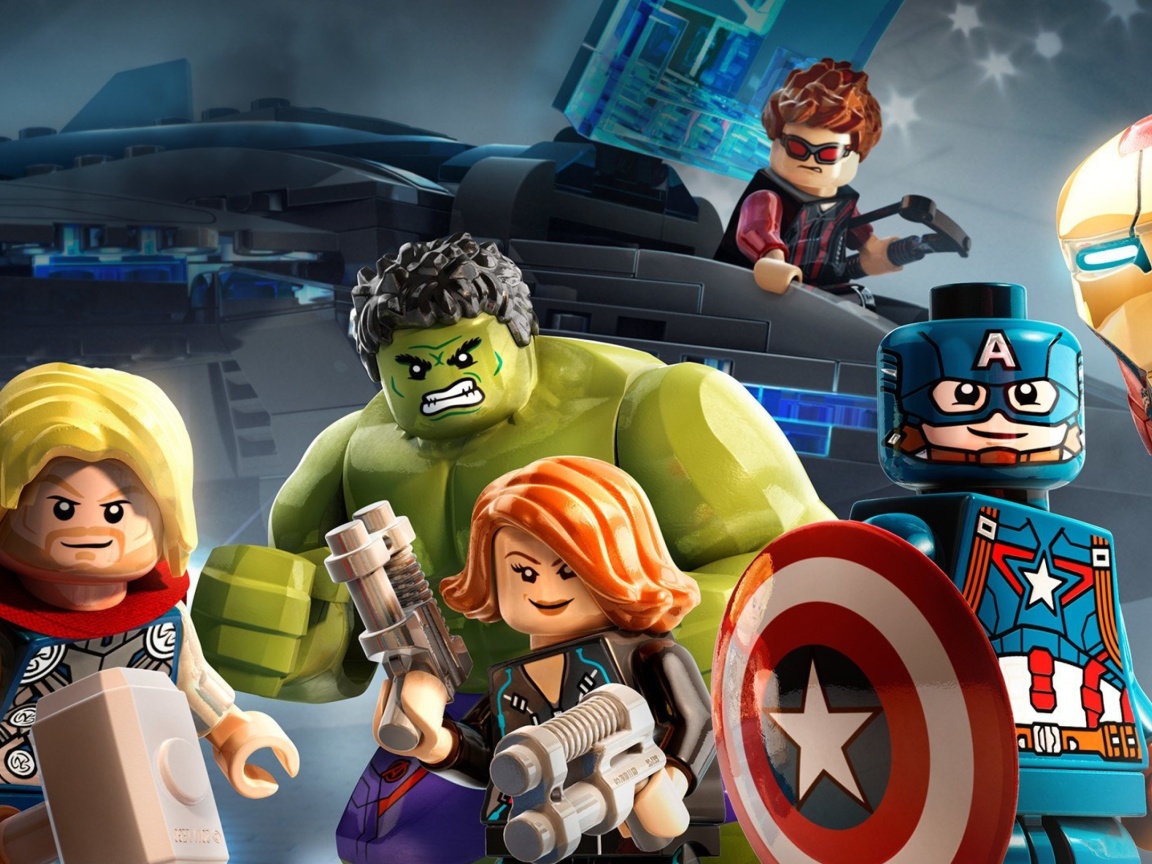 Sfondi Lego Marvels Avengers 1152x864