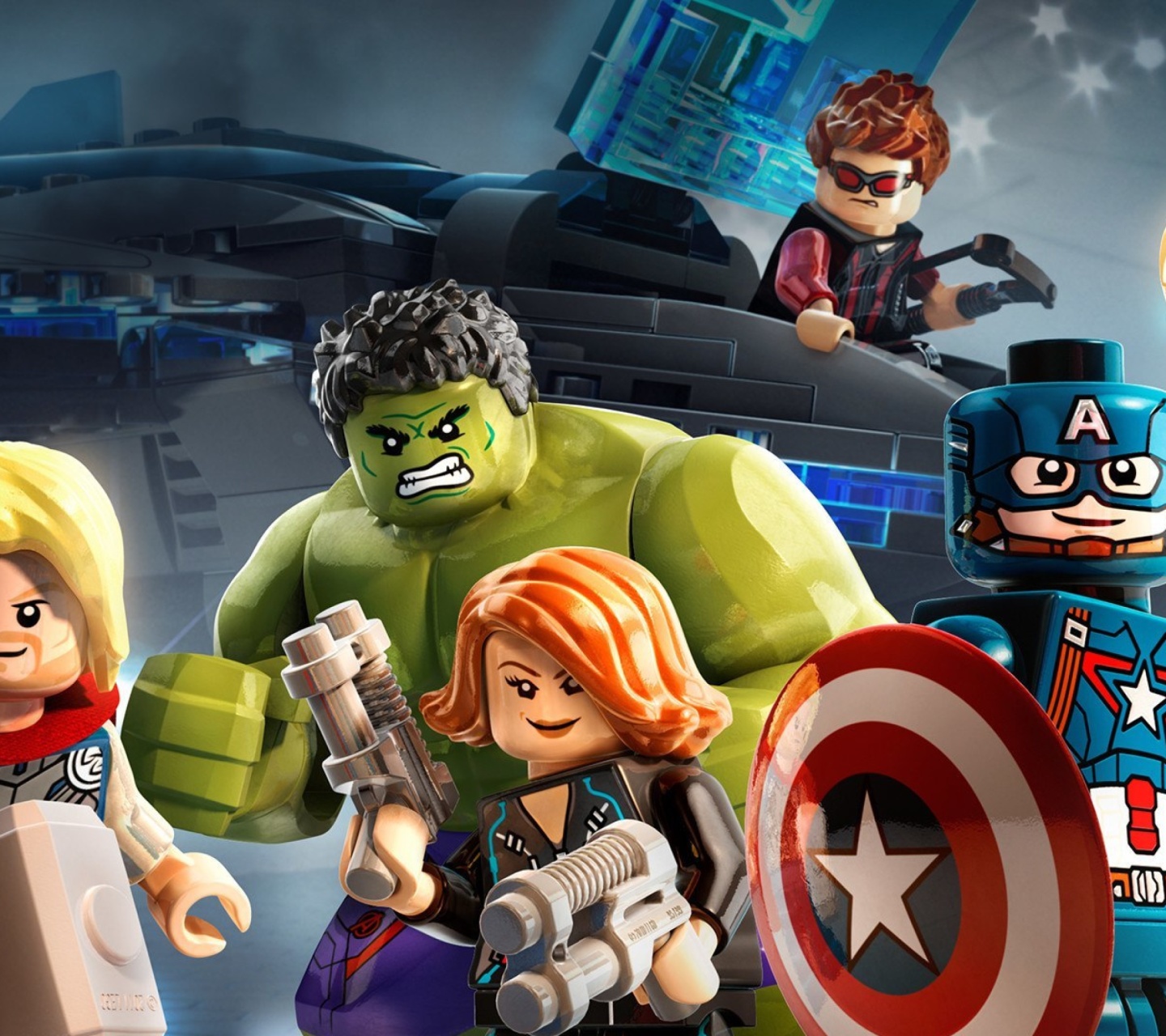 Das Lego Marvels Avengers Wallpaper 1440x1280