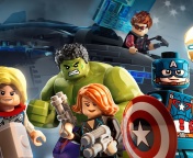 Das Lego Marvels Avengers Wallpaper 176x144