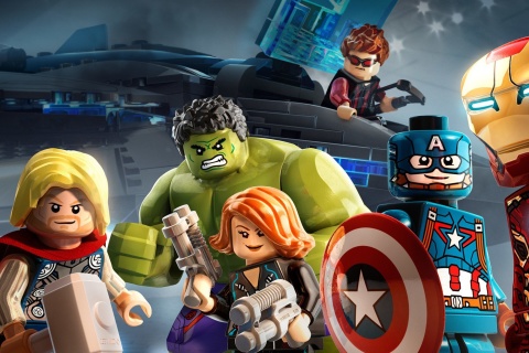 Sfondi Lego Marvels Avengers 480x320