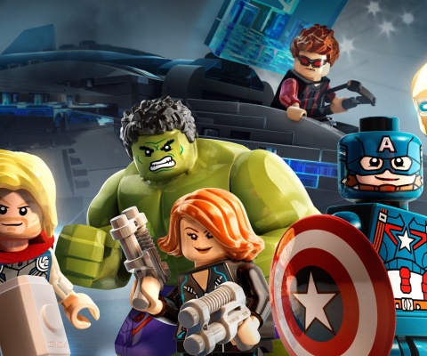 Fondo de pantalla Lego Marvels Avengers 480x400