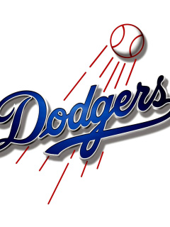 Das Los Angeles Dodgers Baseball Wallpaper 240x320