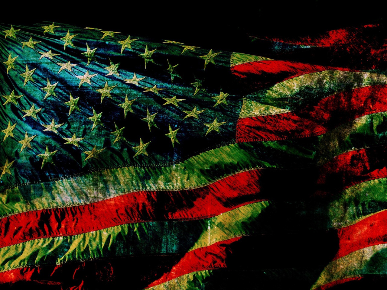 Das American Flag Wallpaper 1280x960