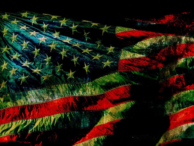 Das American Flag Wallpaper 640x480