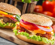 Sfondi Fast Food Burgers 176x144