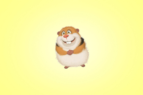 Screenshot №1 pro téma Funny Guinea Pig 480x320