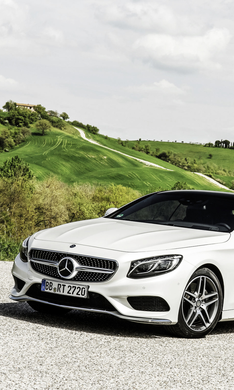 Das Mercedes Benz S Class Coupe Wallpaper 768x1280